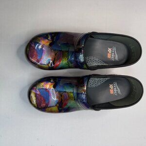 Dansko XP 2.0 Color Wash Patent Leather Women’s Comfort Clogs Size 41/US 10.5-11
